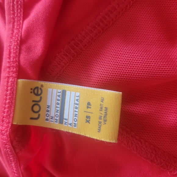 Lole Activewear Red Scoop Neck T-shirt XS - Picture 7 of 7